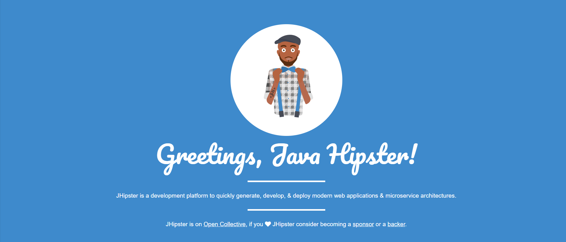 Try JHipster using Docker